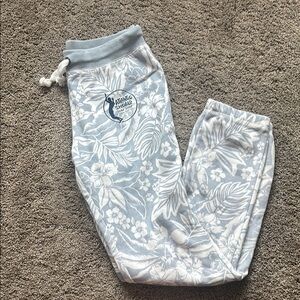 Ocean Drive Blue and White Sweatpants